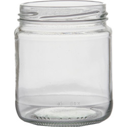 300ml glass, rund, 350g med honning