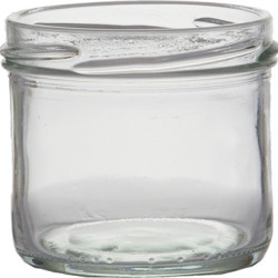 125ml glass, rund, 150g med honning