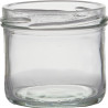 125ml glass, rund, 150g med honning