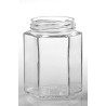 390ml, 6-kant glass, 500g med honning
