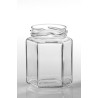 196ml 6-kant glass, 250g med honning