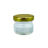 21ml glass, rund, 30g med honning