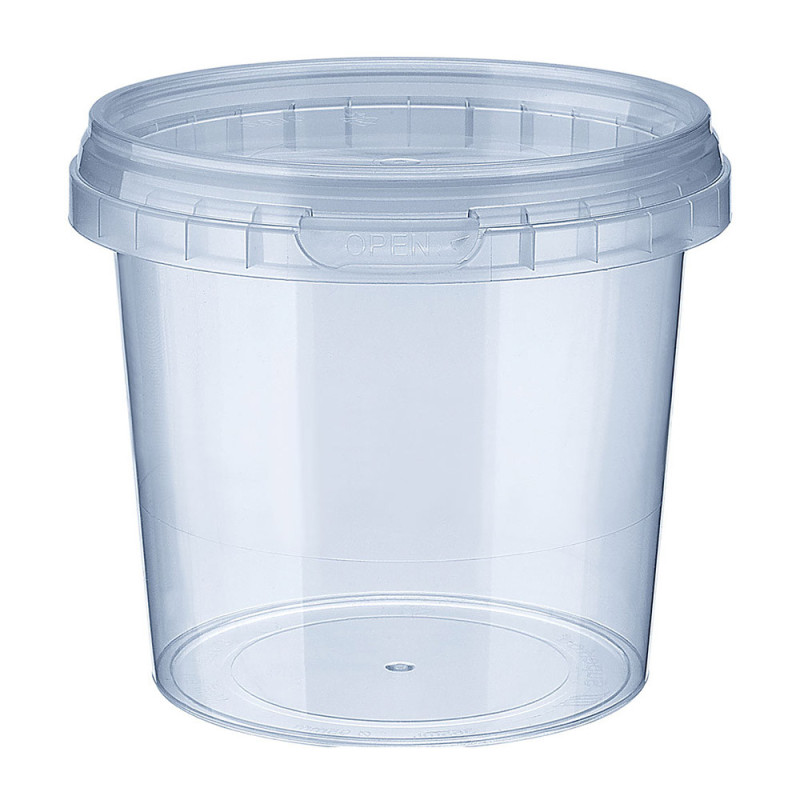 365ml plastbeger, klar, 450g med honning