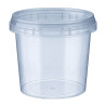 365ml plastbeger, klar, 450g med honning