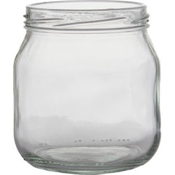 550ml glass, rund, 750g med honning