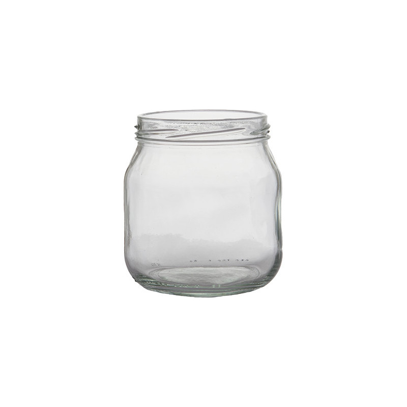 550ml glass, rund, 750g med honning