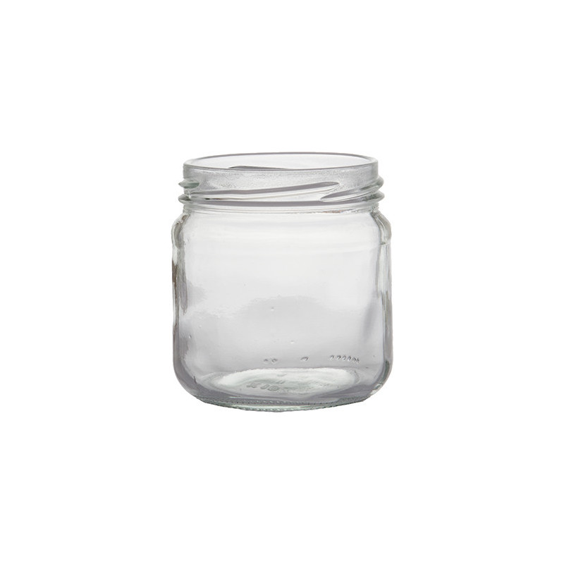535ml glass, rund, 700g med honning